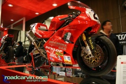 2007 Cycle World IMS Doug Polen Superbike on display
